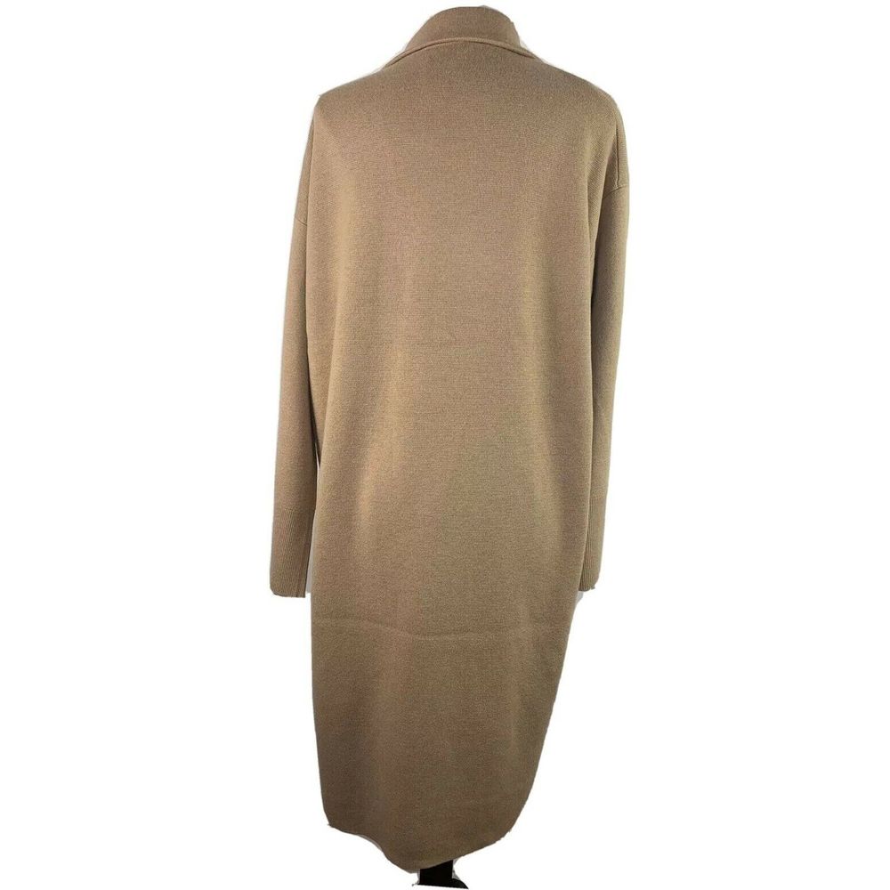 J Crew Ella  Heather Khaki  Long Sweater - Picture 2 of 7